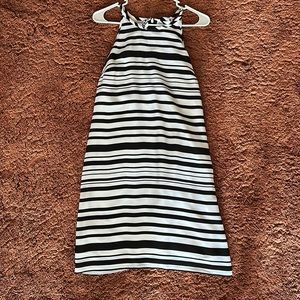 Banana Republic Black and White Strike Dress Size 6